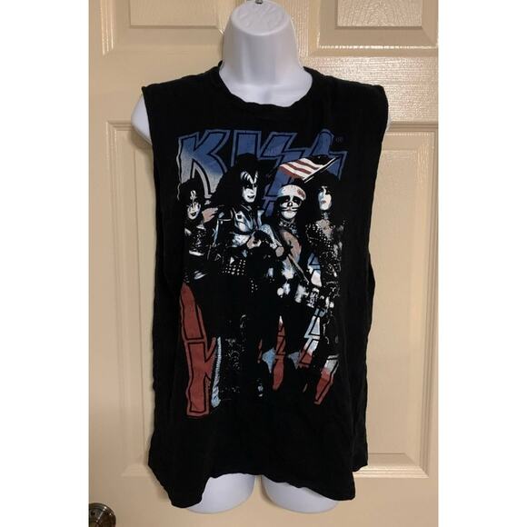 Forever 21 KISS Sleeveless Black Muscle Tee - Picture 1 of 4
